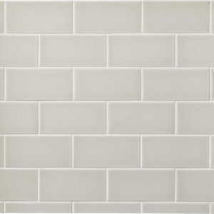 Santa Cruz from Pure by Sonoma Tilemakers Closeup of light grey floor tile.