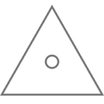 24in Triangle - Dot