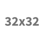 32x32