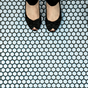 Glazed Hexagon Mosaics by Nemo