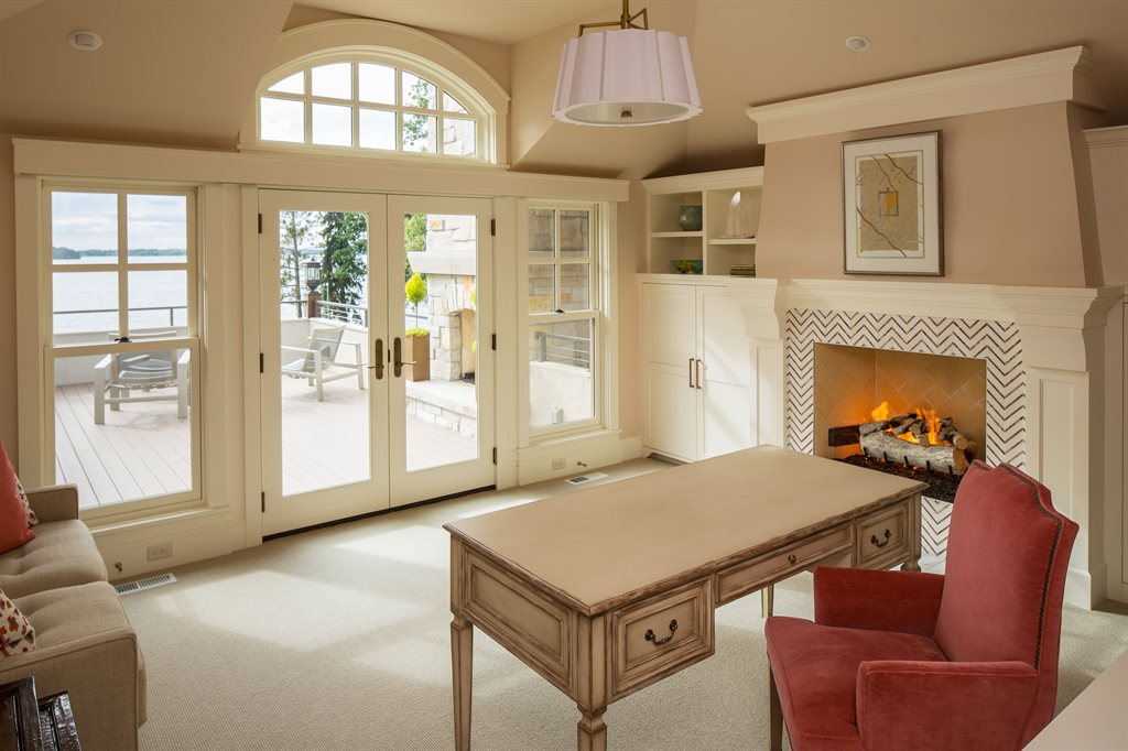 Fireplace tile.