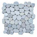 Sliced & Tumbled Pebbles - White Timor S/T