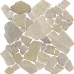 Large Stone Mosaic Tan