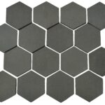 Basalt Mosaics 3" Hex