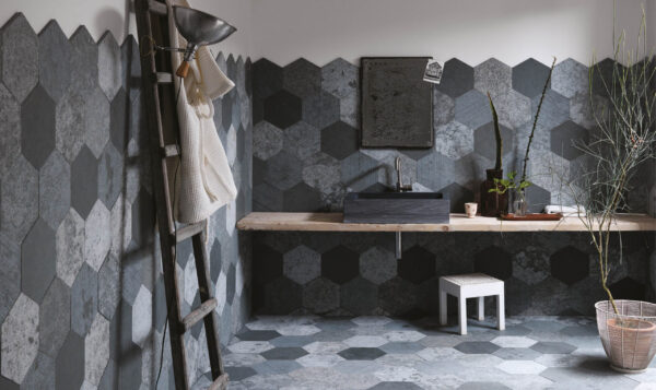 Wall and floor type installation.