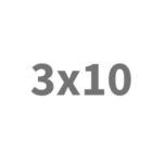 3x10 - Naturale - 9mm