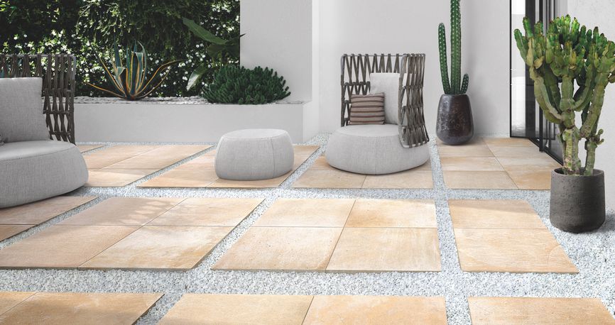 Outdoor patio tile