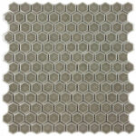 Light Smoke - 1in Hexagons - Glossy