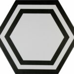 Black - 9in Deco Hex
