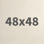 White - 48x48