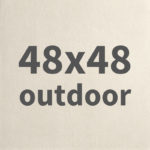 White - 48x48 - Outdoor
