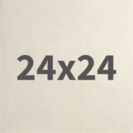 White - 24x24