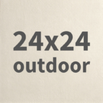 White - 24x24 - Outdoor
