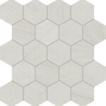 Light Grey - Cross Cut Mosaico Hexagon