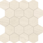 Beige - Cross Cut Mosaico Hexagon