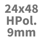 24x48 - Half Polished - 9mm
