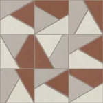 Caldo 2 Mosaico Triangoli Mix - 12x12 - 9mm - StrideUp
