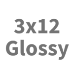 3x12 Glossy